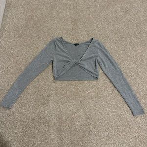 wild fable twisted front long sleeve. similar style to urban outfitters top